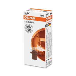 OSRAM 24V Truck Lamp ORIGINAL - PLASTIC MF BASE 2741MFX BX8.5d Package of 10 pcs Automotive Lamp Onetrade